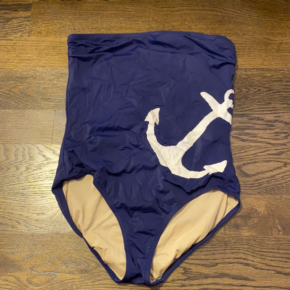 Strapless jcrew one piece